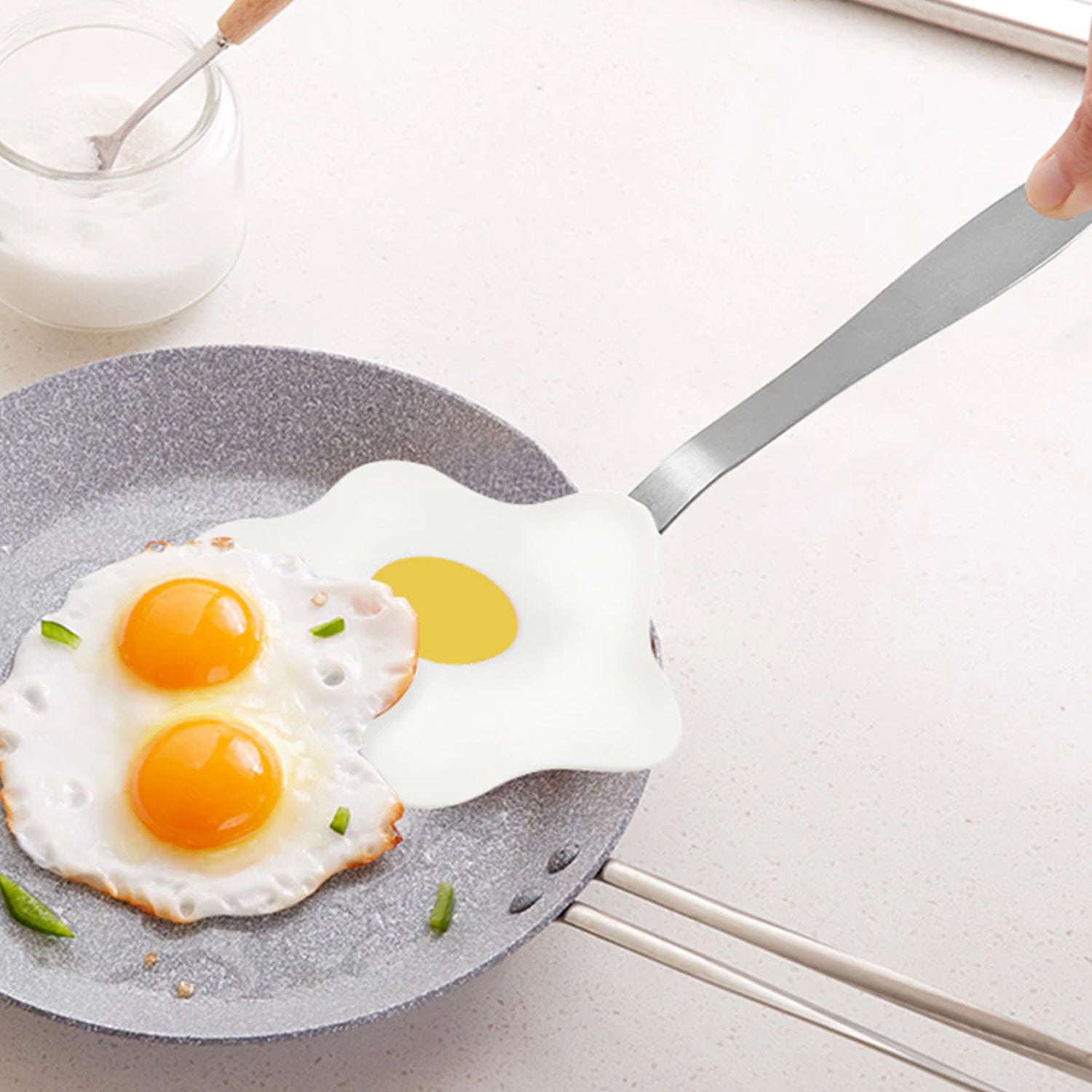 2338 Egg Shape Nylon Turner Non Stick Frying Shovel Fried Fish Omelet Spatula Pancake Pizza Pinball Cooking Tools Kitchen Utensils DeoDap 2338 Egg Shape Nylon Turner Non Stick Frying Shovel Fried Fish Omelet Spatula Pancake Pizza Pinball Cooking Tools Kitchen Utensils DeoDap